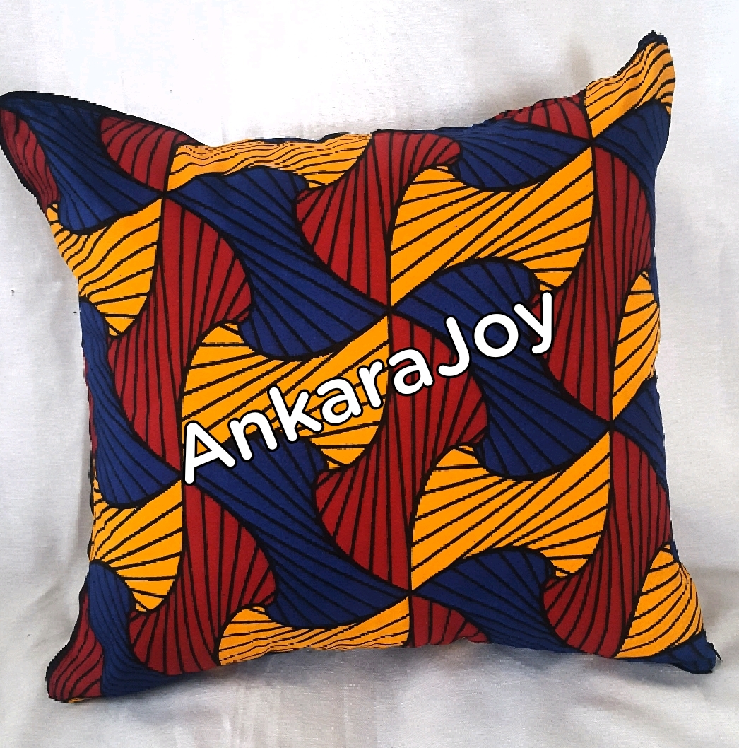 African Cushion Covers16" X 16"STN Ankara Joy The Joy Of Ankara