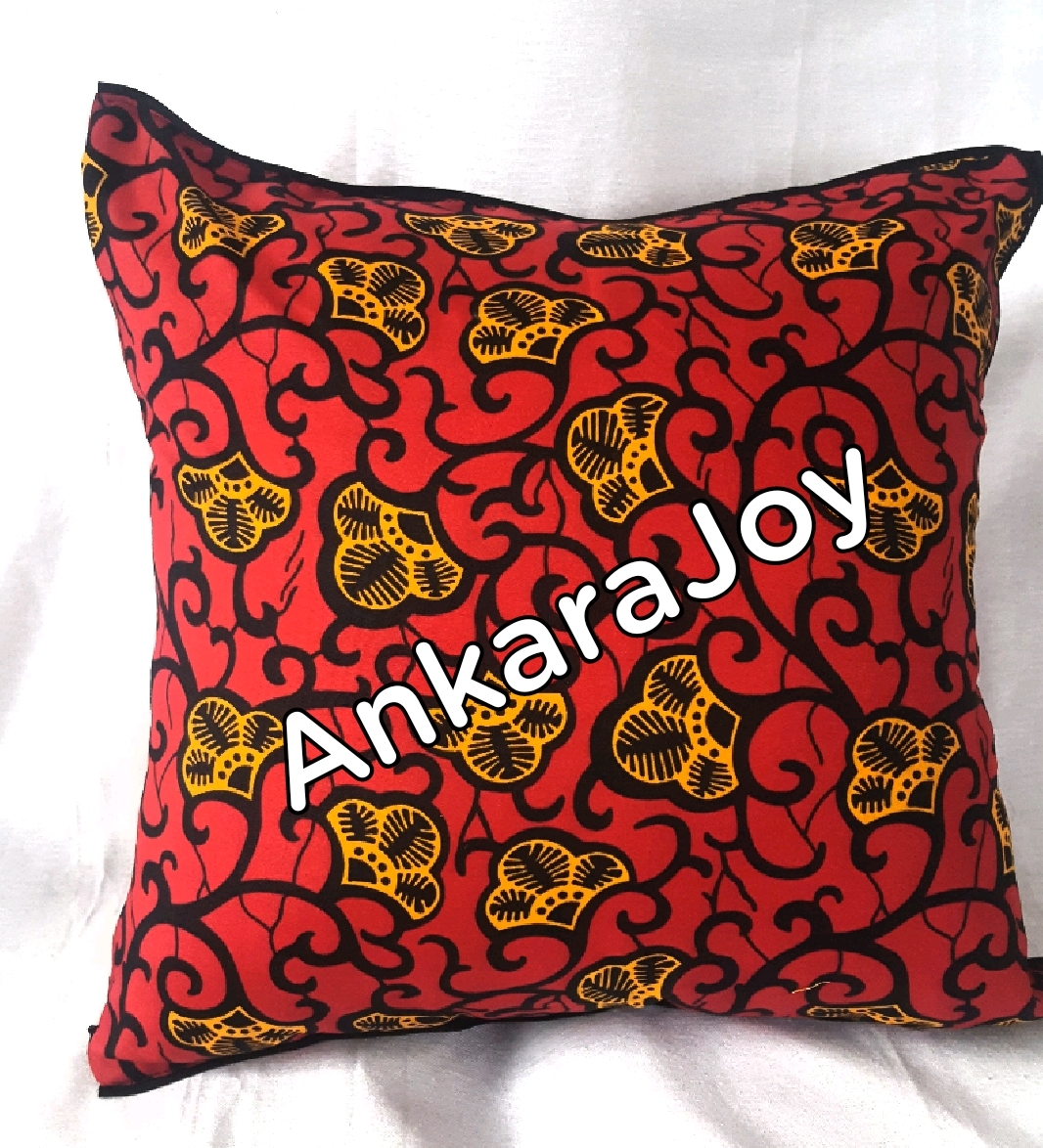 African Cushion Covers16″ X 16″. Ankara Joy The Joy Of Ankara Fabrics