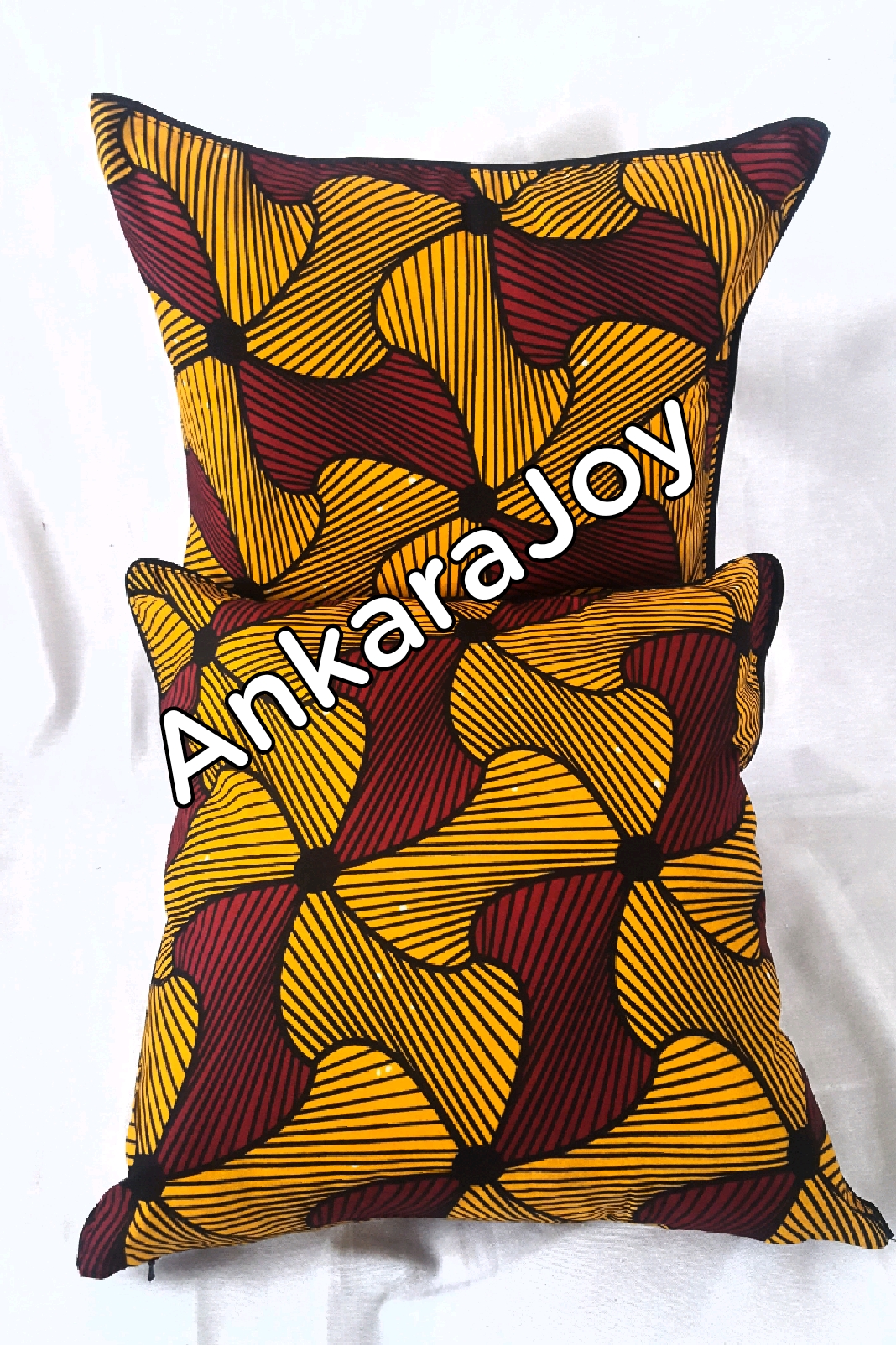 African Cushion Covers16″ X 16″. Ankara Joy The Joy Of Ankara Fabrics